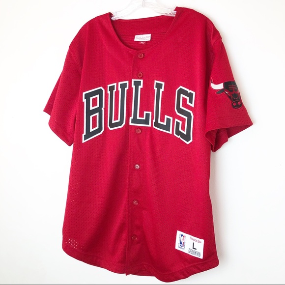 Mitchell & Ness Other - Mitchell & Ness Chicago Bulls baseball Jersey